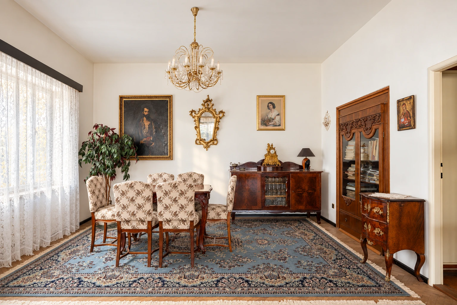 Salón – jedálenská časť